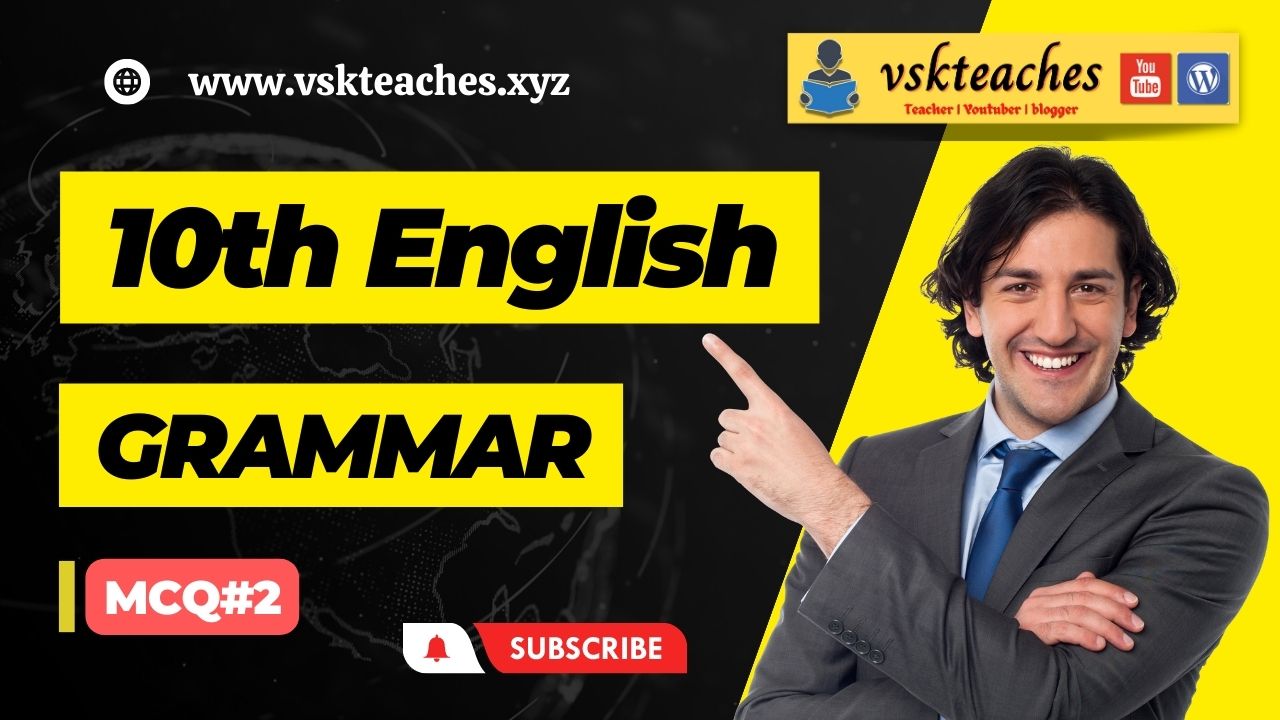 10th english grammar test-2