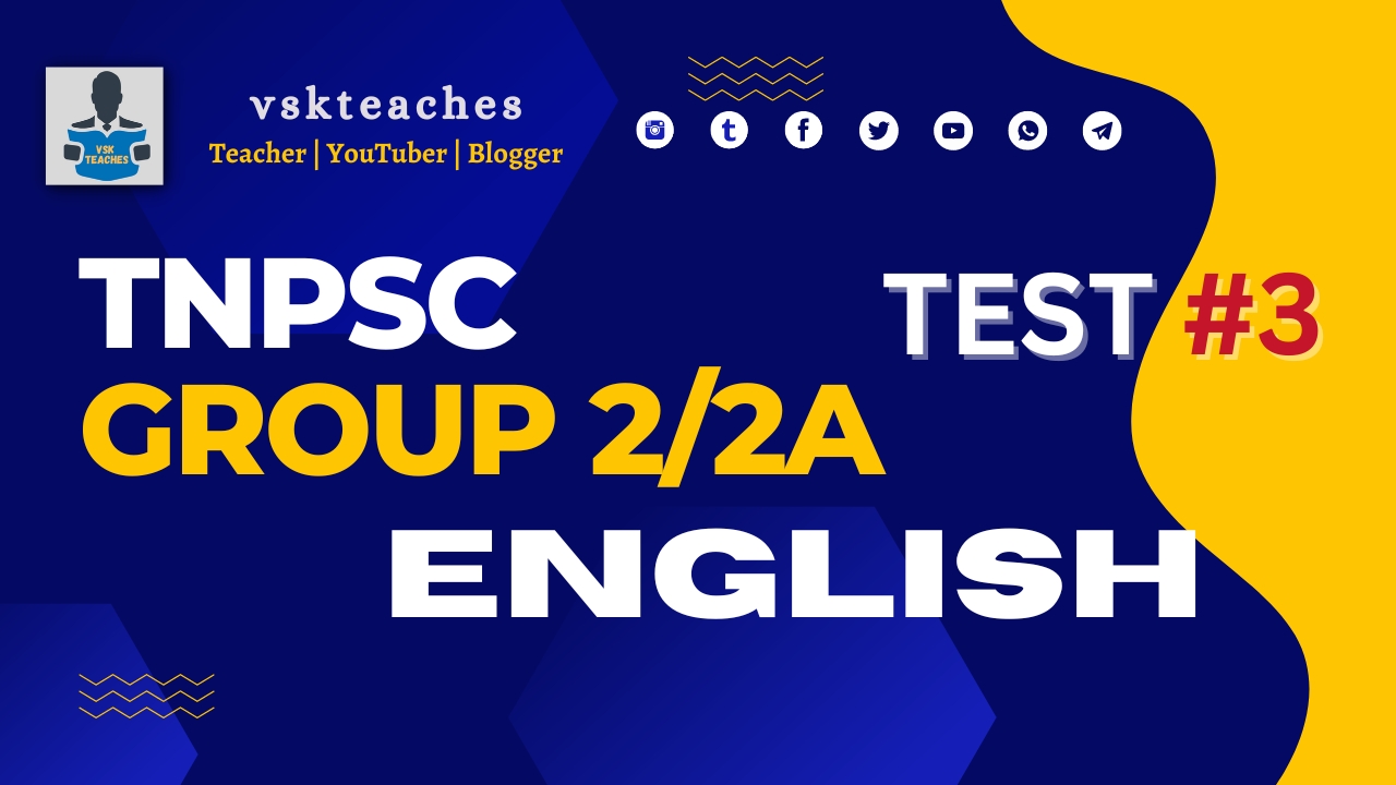 tnpsc group-2-2A english test