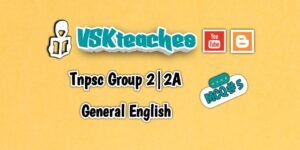 Tnpsc group 2 2a general english