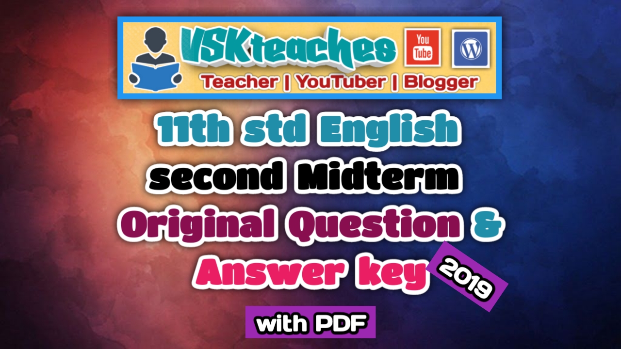 second midterm question paper