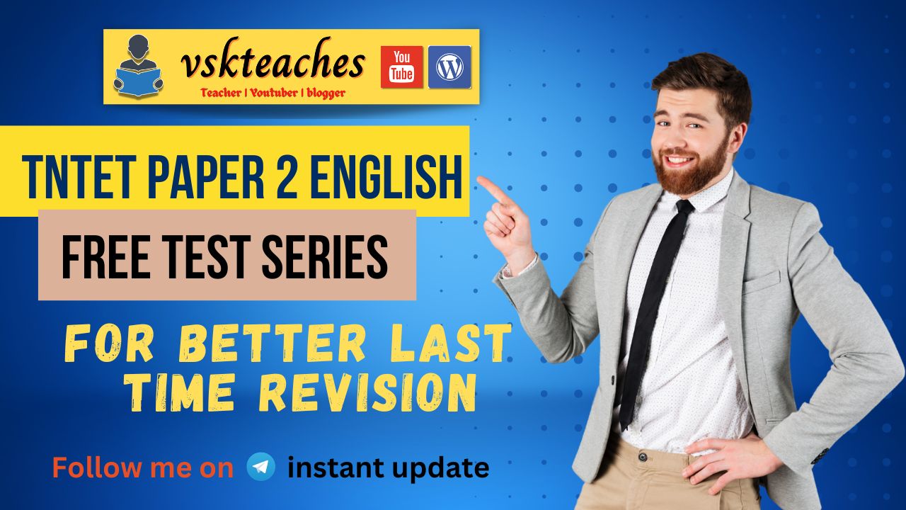 TNTET Paper 2 English free Test