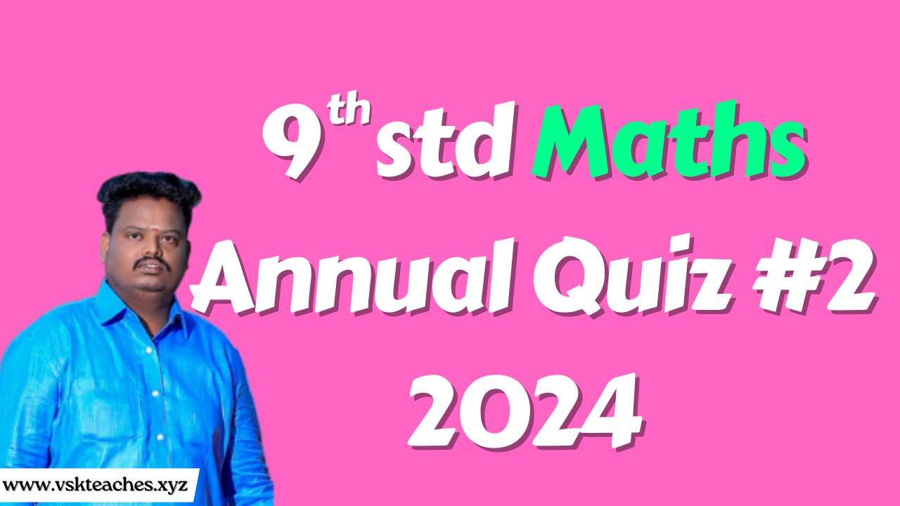 9th Maths Quiz 2